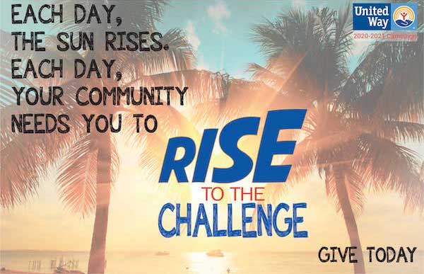 Rise to the Challenge United Way Campaign Logo