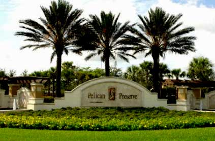 pelican_preserve_entrance Pelican Preserve Community Neighborhood