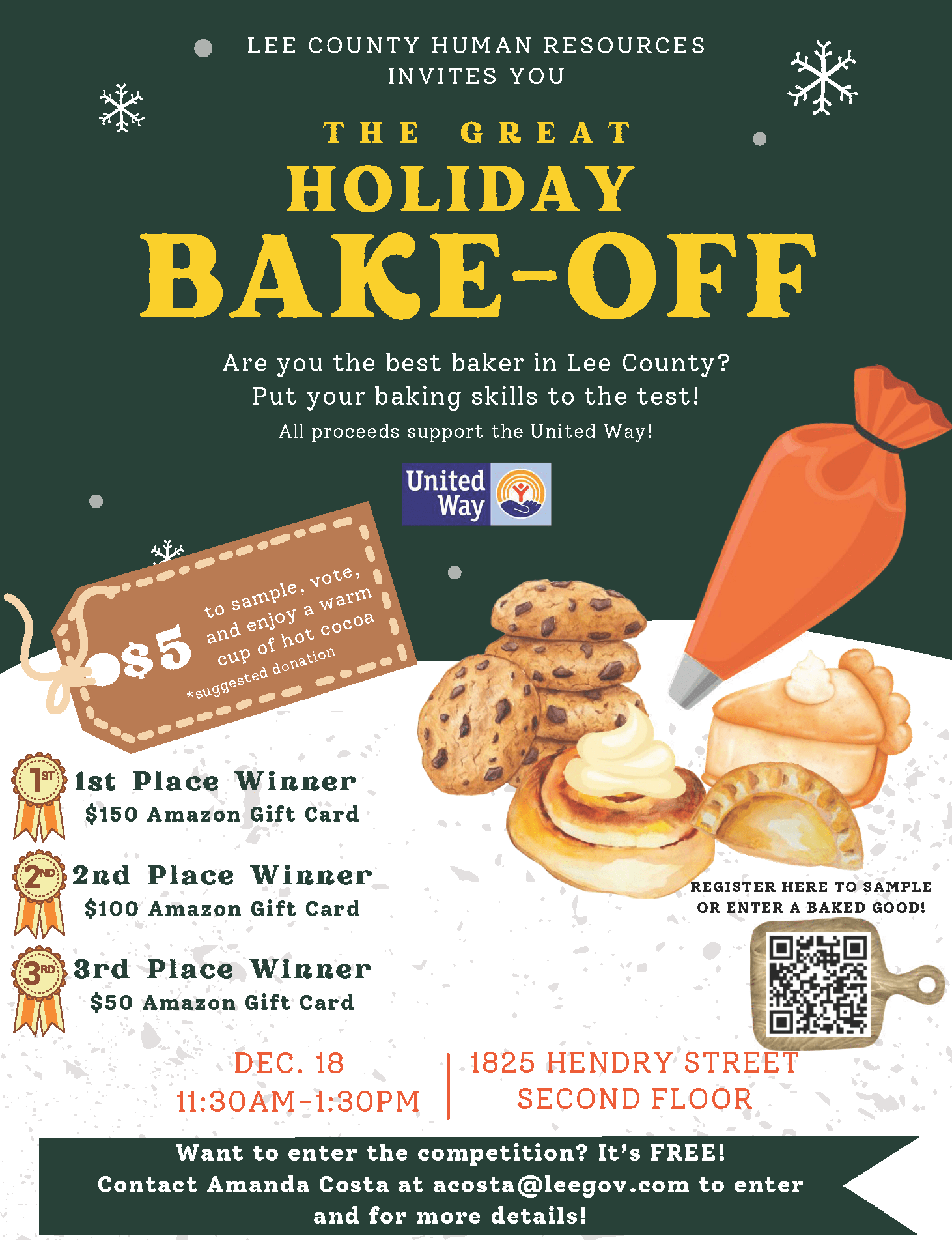 Holiday Bake-Off Flyer with QR-min-min