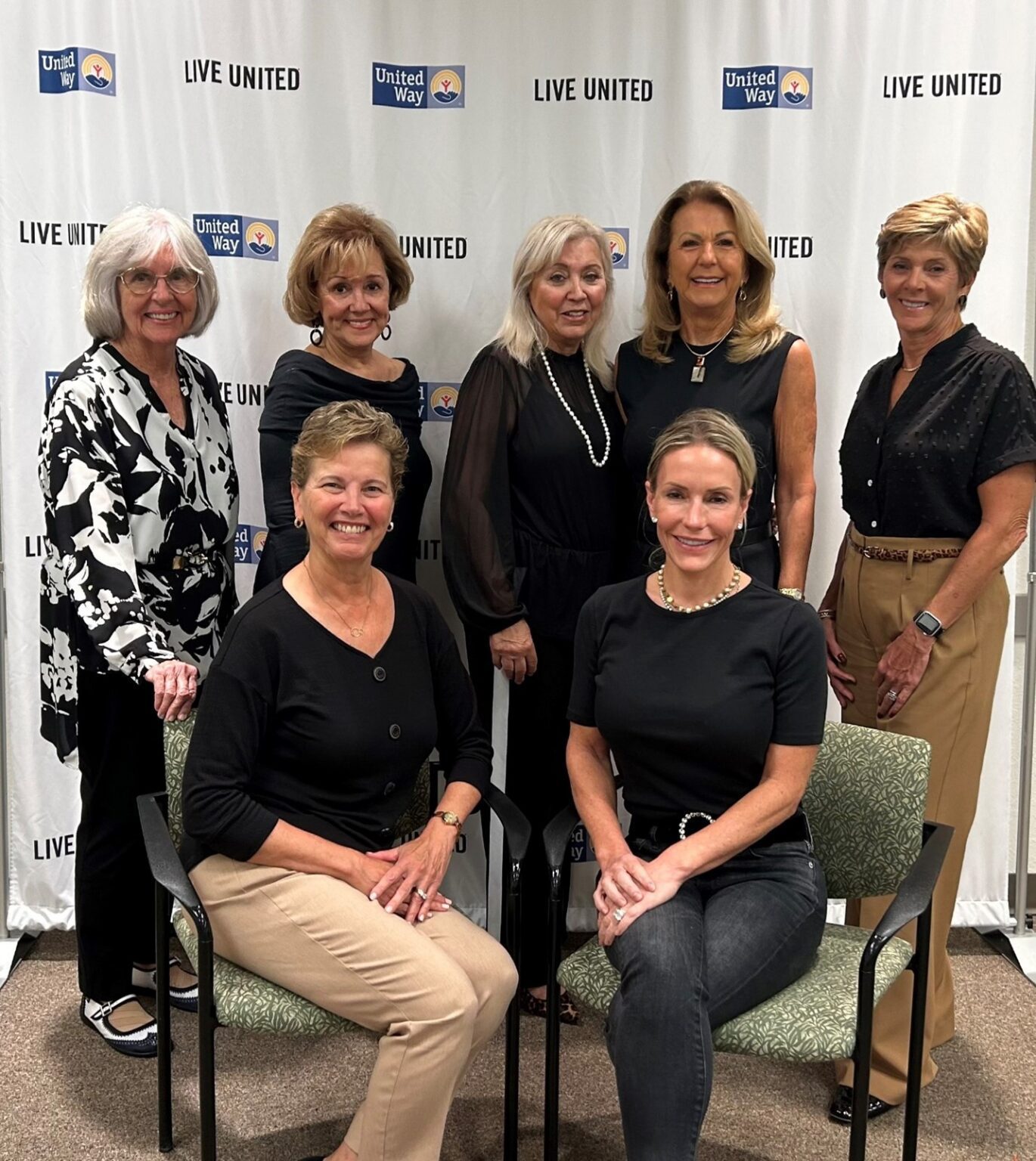 From left to right – Back row: Jacquelyn Kelley, Toni Patterson, Lucia Zaikov, Monica Wonnenberg, Megan Martin. Front Row: Dr. Mary Yankaskas and Kellie Urban, Chairman. Not in attendance: Jean Kaske, Jim Nathan, and Nancy Squires